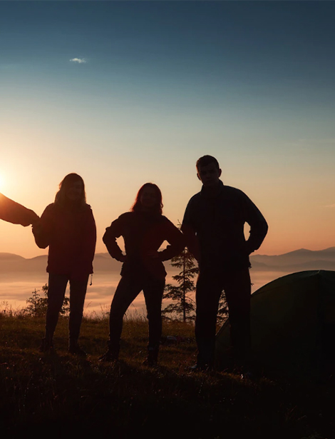 公司举行爬山活动